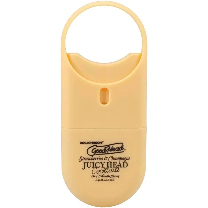 GoodHead Juicy Head Cocktails Dry Mouth Spray To-Go Strawberries & Champagne