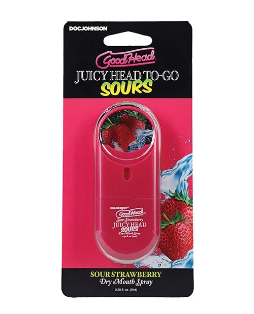 GoodHead Juicy Head Dry Mouth Spray To-Go – .30 oz Sour Strawberry
