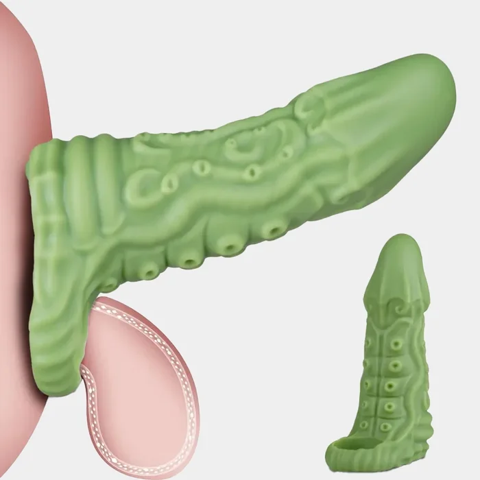 Green Kraken – Creature Cock Sleeve 6.49 Inches