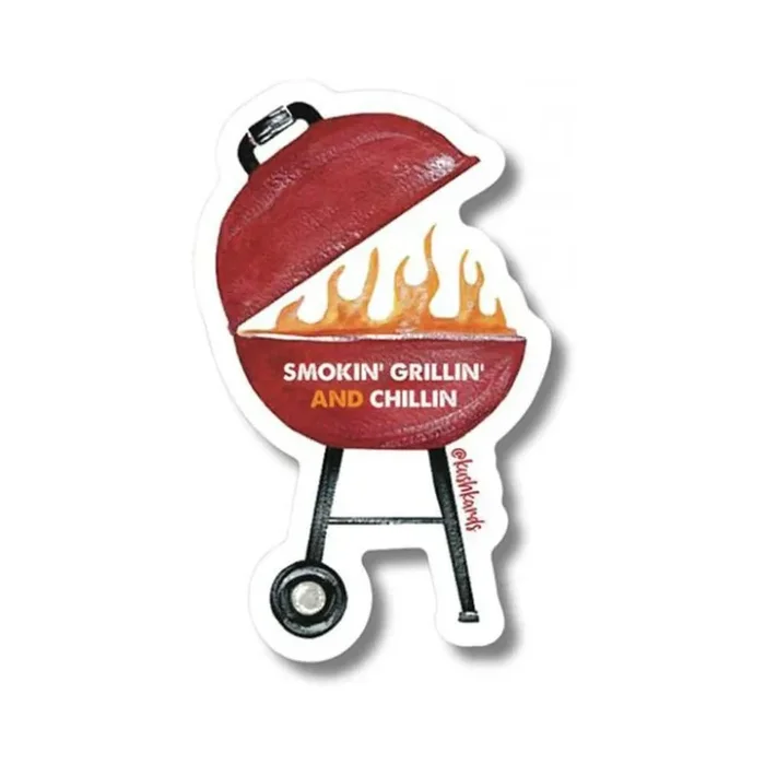 Grillin Chillin Sticker – Pack Of 3