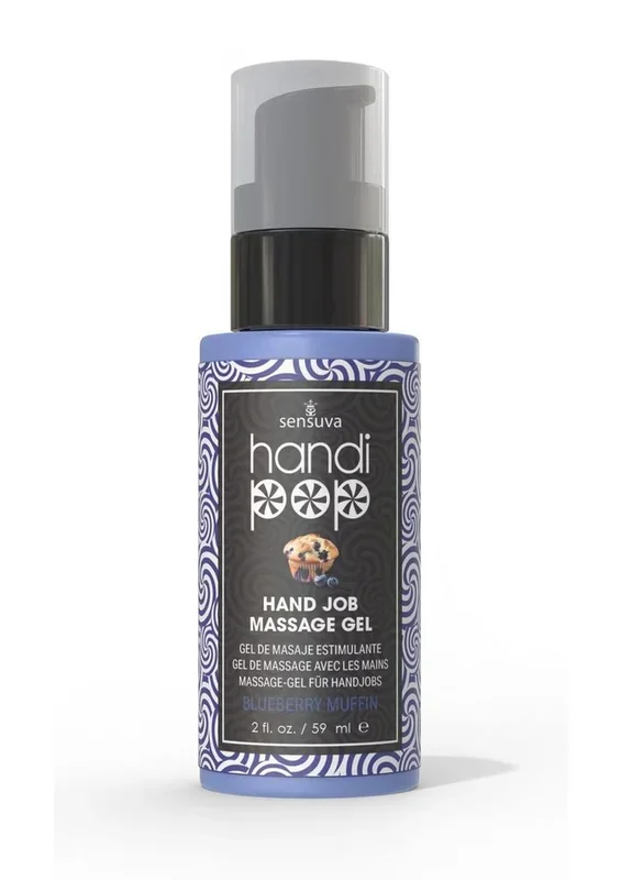 Handipop Edible Hand Job Massage Gel Blueberry Muffin