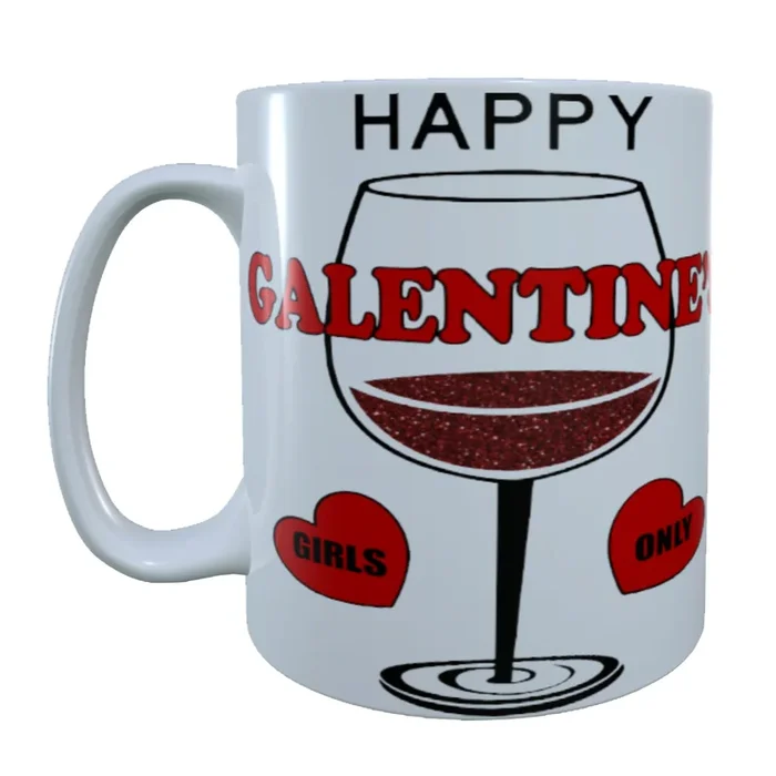 Happy Galentine’s Girls Only, 15 oz Mug
