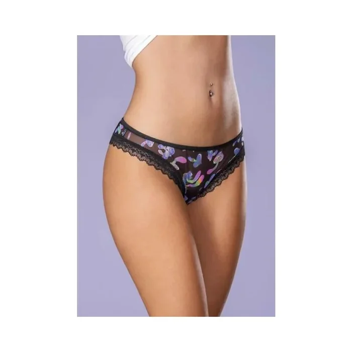 Hazy Dayz Panty W/ Open Back Mushroom S/m