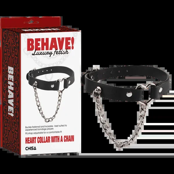 Heart Collar with a Chain