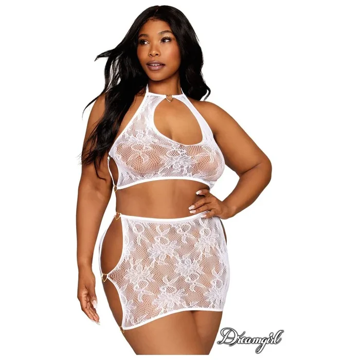 Heart Ring Lace Top & Bottom by Dreamgirl