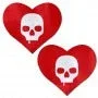 Heart Skulls Pasties by Pastease