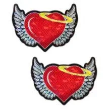 Heart With Wings & Halo Pasties by Pastease