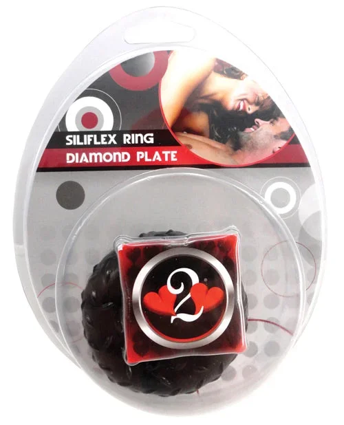 Heart2Heart Cock Ring Sili Flex Mega – Black