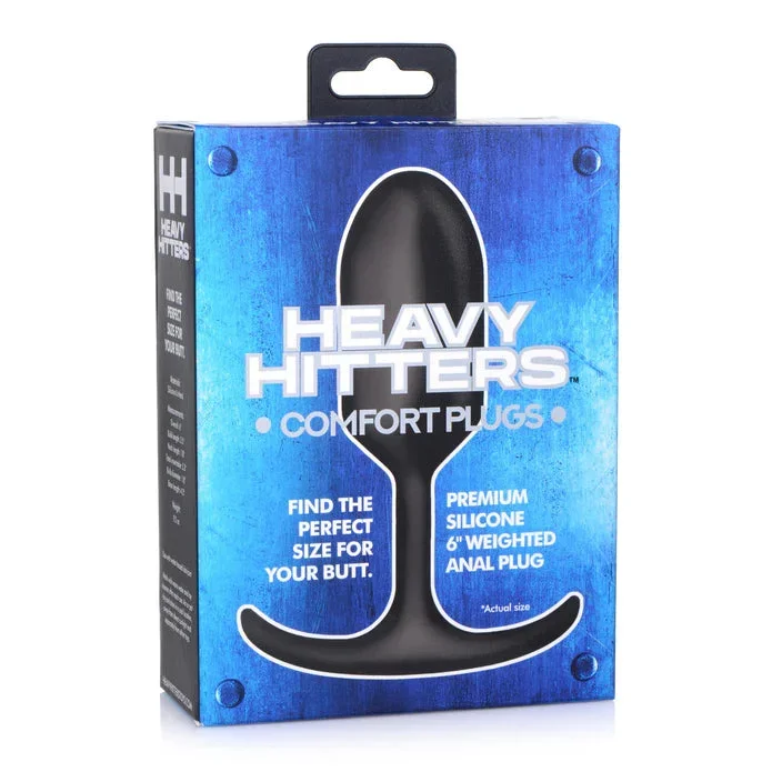 Heavy Hitters Premium Silicone Weighted Anal Plug – Large