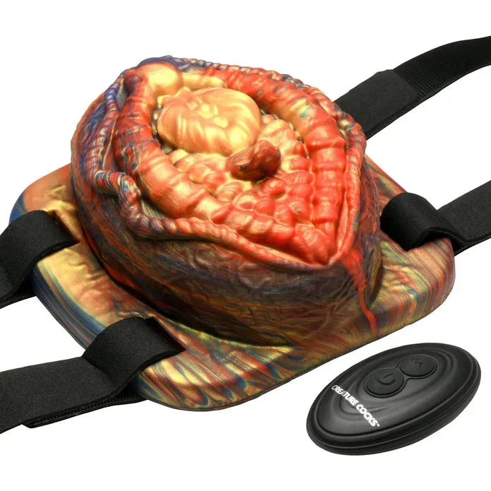 Hell’s Angel Vibrating Silicone Grinder with Remote by Creature Cocks