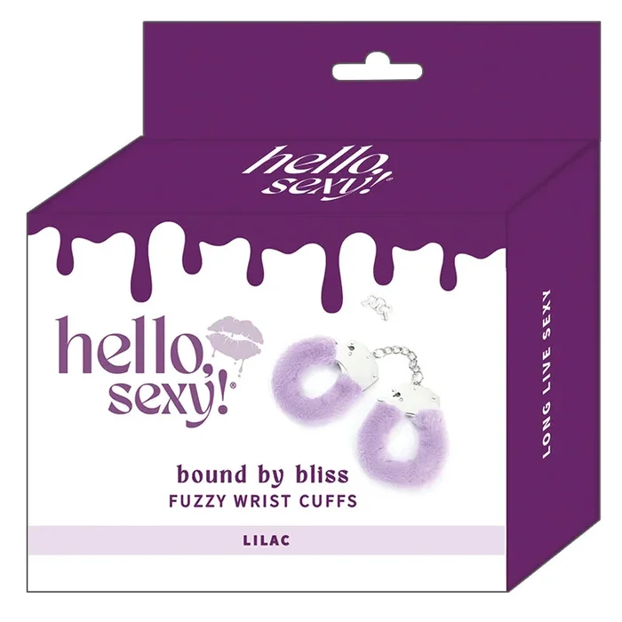 Hello Sexy Bound By Bliss Fuzzy Wrist Cuffs – Lilac