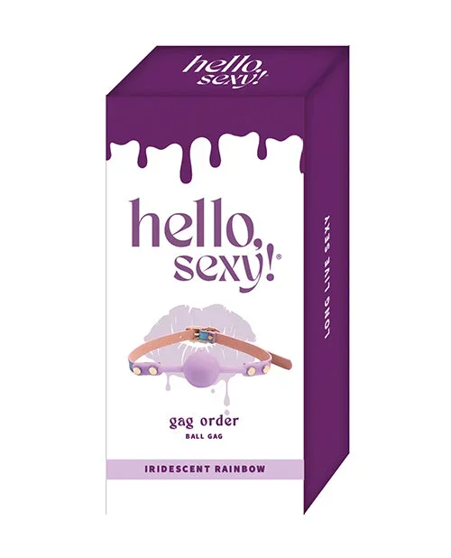 Hello Sexy! Gag Order – Iridescent Rainbow
