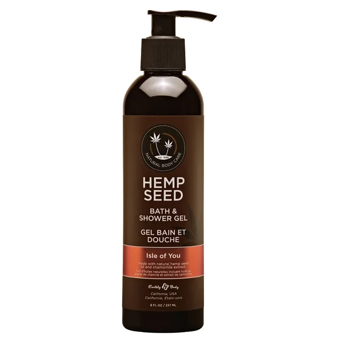 Hemp Seed Bath & Shower Gel – Isle Of You – Isle Of You (Coconut Water, Citrus & Vanilla) Scented – 237 ml Bottle
