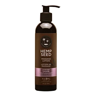 Hemp Seed Massage Lotion 8oz in Lavender