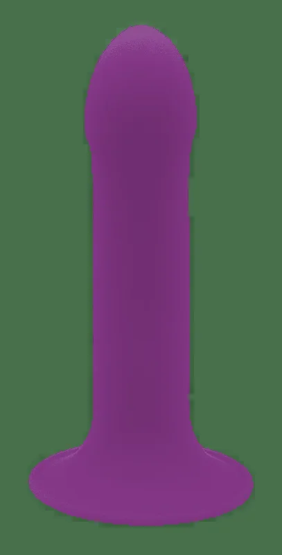 Hitsens 6,5 pouces violet, gode en silicone double densité avec Silex