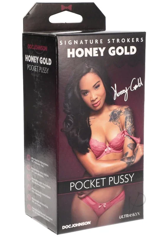 Honey Gold ULTRASKYN Pocket Pussy Masturbator