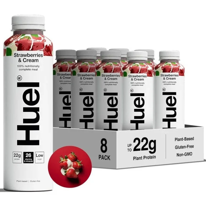 Huel Ready to Drink Strawberries & Cream 500ml x 8