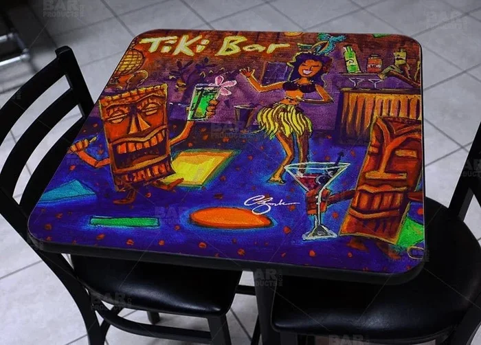 Hulu Bar Square Wooden Table Top – Two Sizes Available