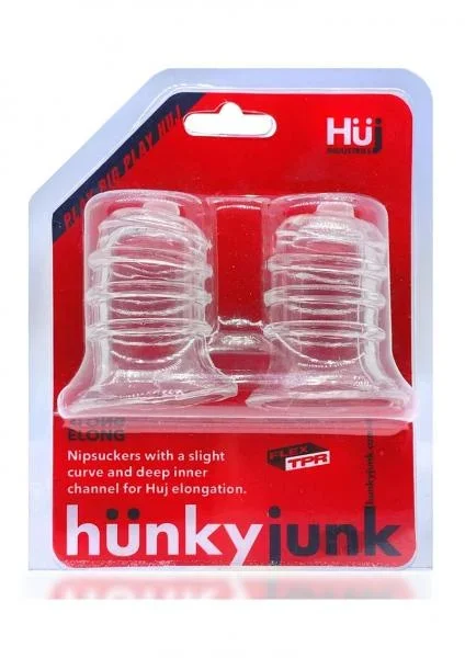 Hunky Junk Elong Nipsuckers – Clear