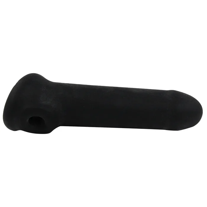 Husky Built Stretchy 8″ Slimline Cock Extender – Black