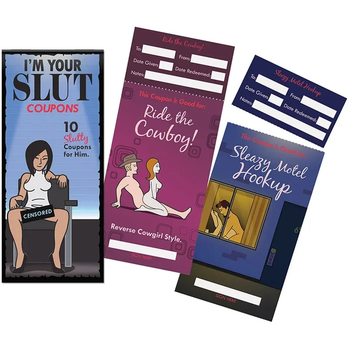 I’m Your Slut Coupon Book by Kheper Games
