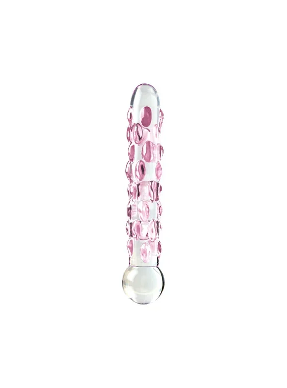 Icicles No. 7 Textured Glass Dildo