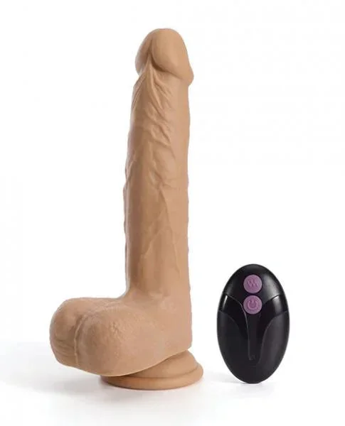 Idalis Wireless Thrusting Dildo – 3 Function Ivory