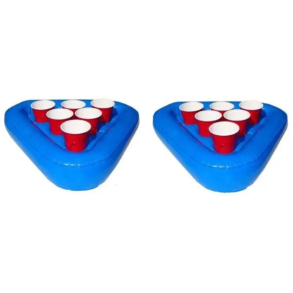 Inflatable Floating Beer Pong Rack – Set of Two