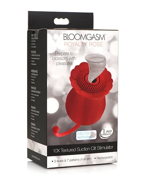 Inmi Bloomgasm Royalty Rose 10X Suction & Clit Stimulator – Red