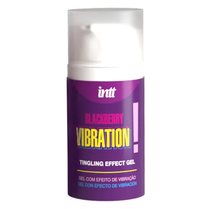 Intt Vibration! Tingling Effect Warming Flavoured Gel – Blackberry