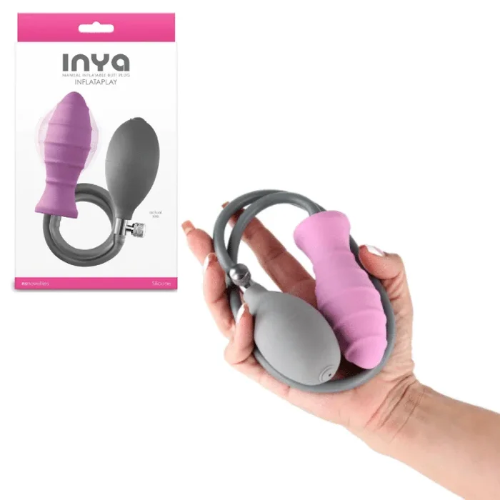 Inya Inflataplay Pink Inflatable Silicone Butt Plug