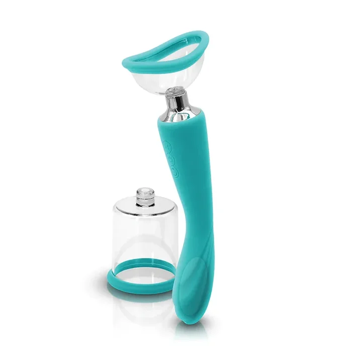 INYA Pump and Vibe With Interchangeable Suction Cups – Teal