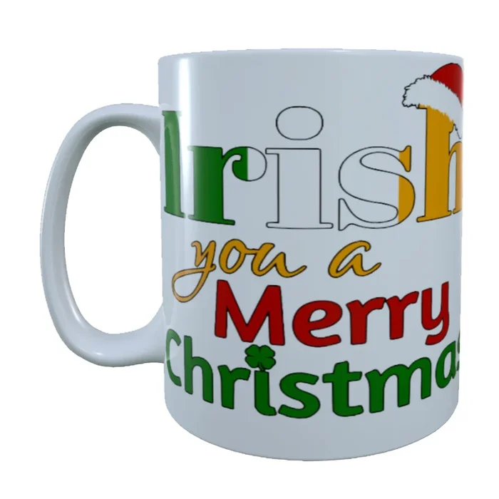Irish you a Merry Christmas, 15 oz mug