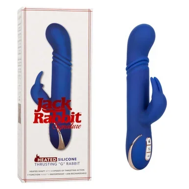 Jack Rabbit® Signature Heated Silicone Thrusting “G” Rabbit