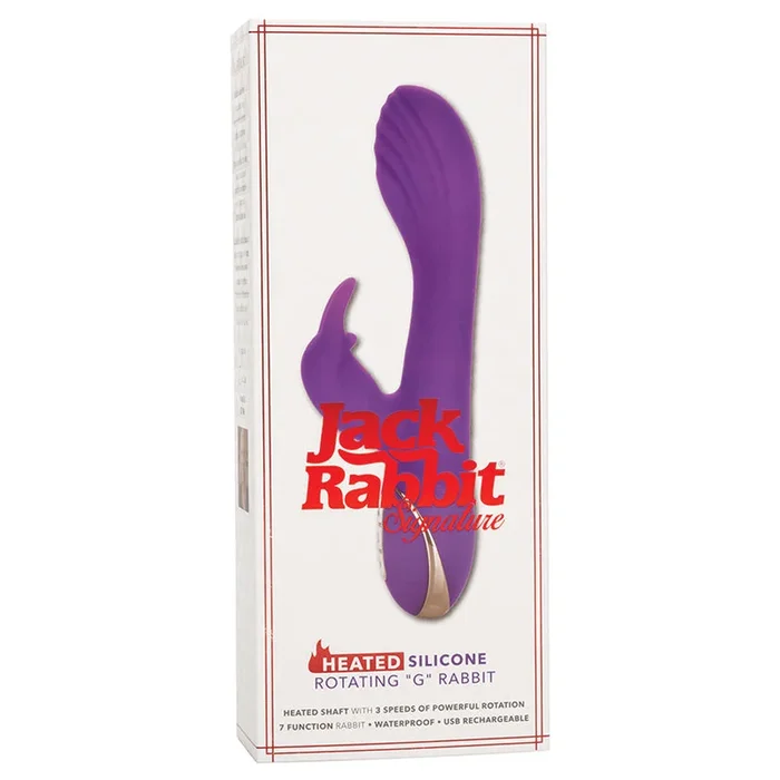 Jack Rabbit Signature Heated Silicone Rotating “G” Rabbit