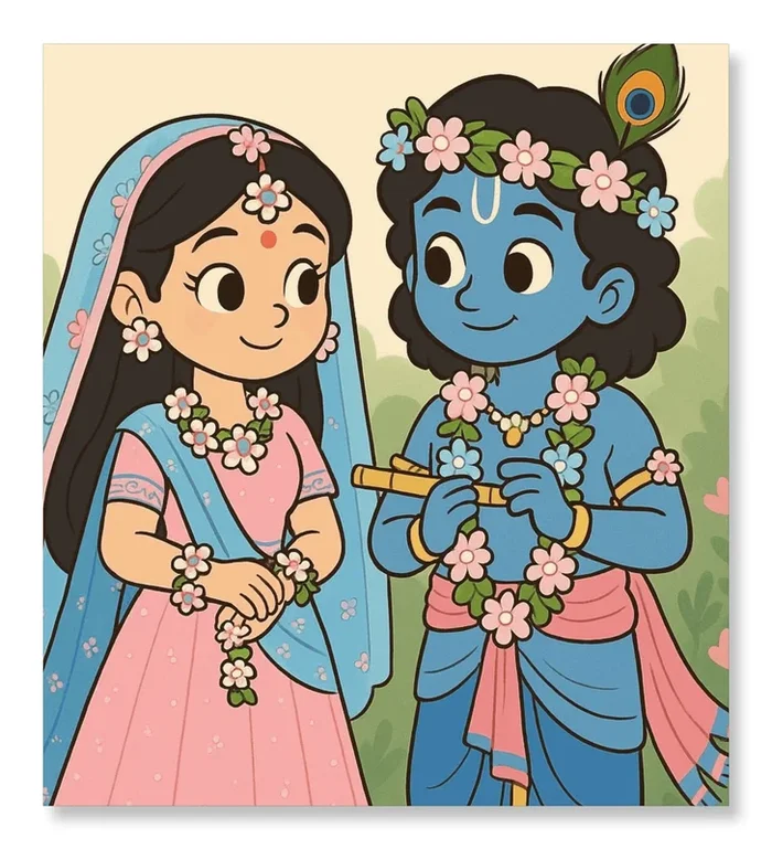 Janmashtami ka Prem Milan – Radha Krishna