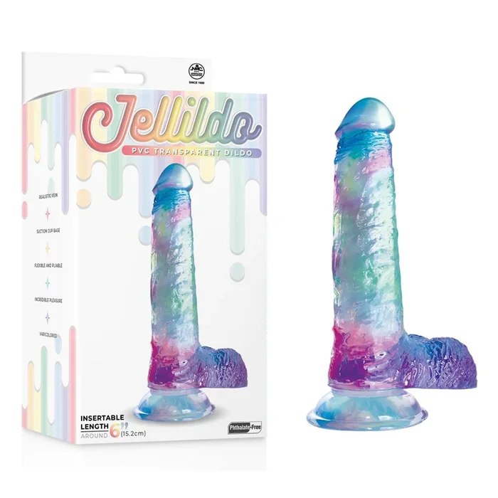 Jellido 15.2cm Dildo – Clear 15.2 cm Dildo