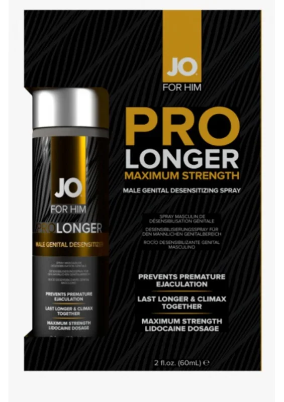 JO For Him Pro Longer Maximum Strength Desensitizing Spray