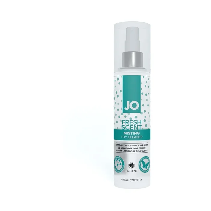JO Fresh Scent Misting Toy Cleaner – 4oz | Gentle & Effective Toy Cleaning Spray