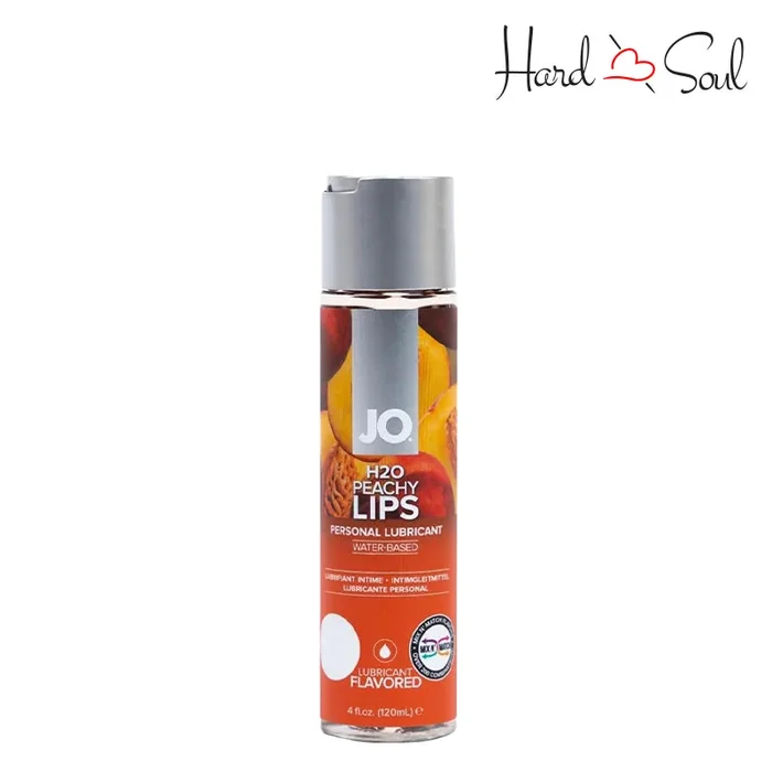 JO H2O Water Based Flavored Lube Peachy Lips 4oz