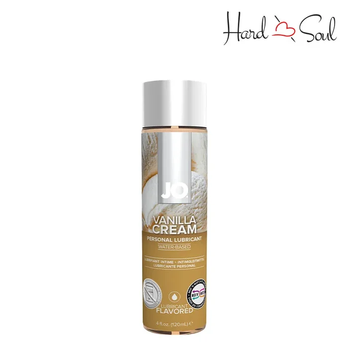 JO H2O Water Based Flavored Lube Vanilla Cream 4oz