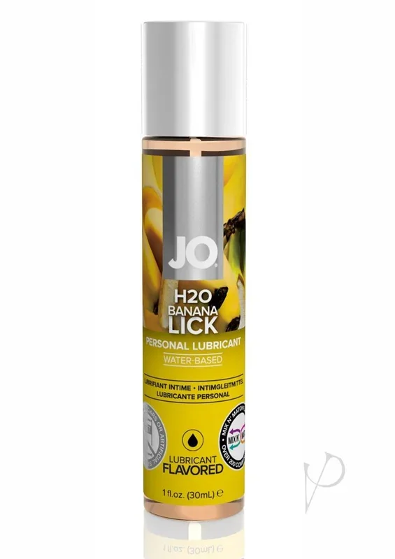 JO H2o Water Based Flavored Lubricant Banana Lick