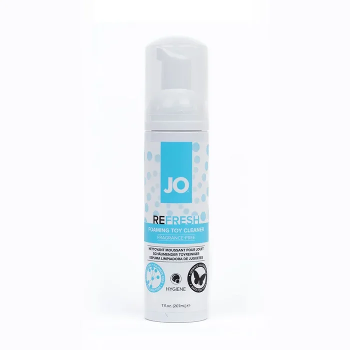 JO Refresh Foaming Toy Cleaner 207 mL Bottle Safe For Toys