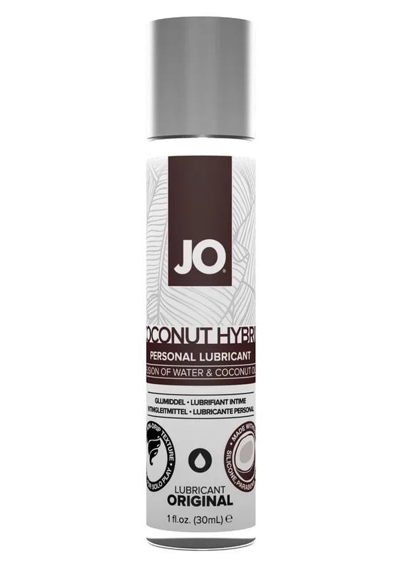 JO Silicone Free Hybrid Original Personal Lubricant Water and Coconut Oil