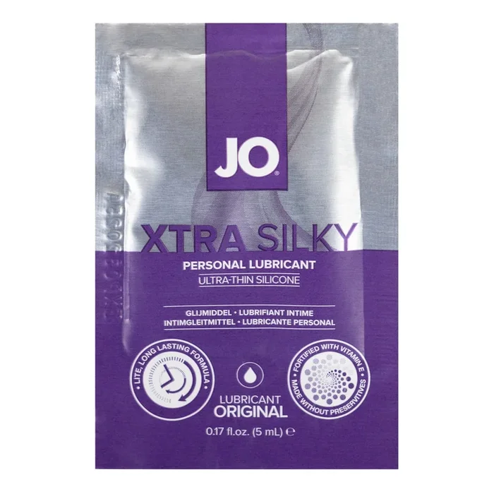 JO Xtra Silky Ultra-Thin Silicone Lubricant 5ml Sachet