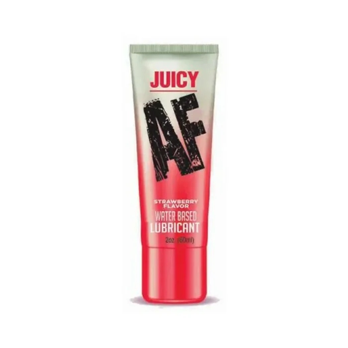 Juicy Af Water-based Lube – Strawberry 2 Oz