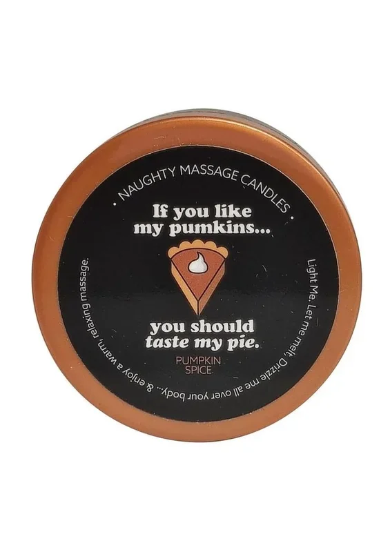 Kama Sutra Halloween Mini Massage Candle 1oz Taste My Pie – Pumpkin Spice