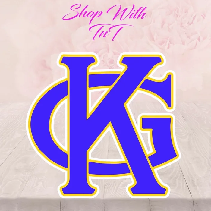 KG King George Vinyl Decal Sticker for flat surface