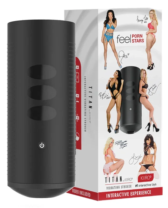 Kiiroo Titan Interactive Vibrating Stroker – Porn Star Experience