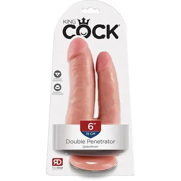 King Cock Double Penetrator Realistic Dildo
